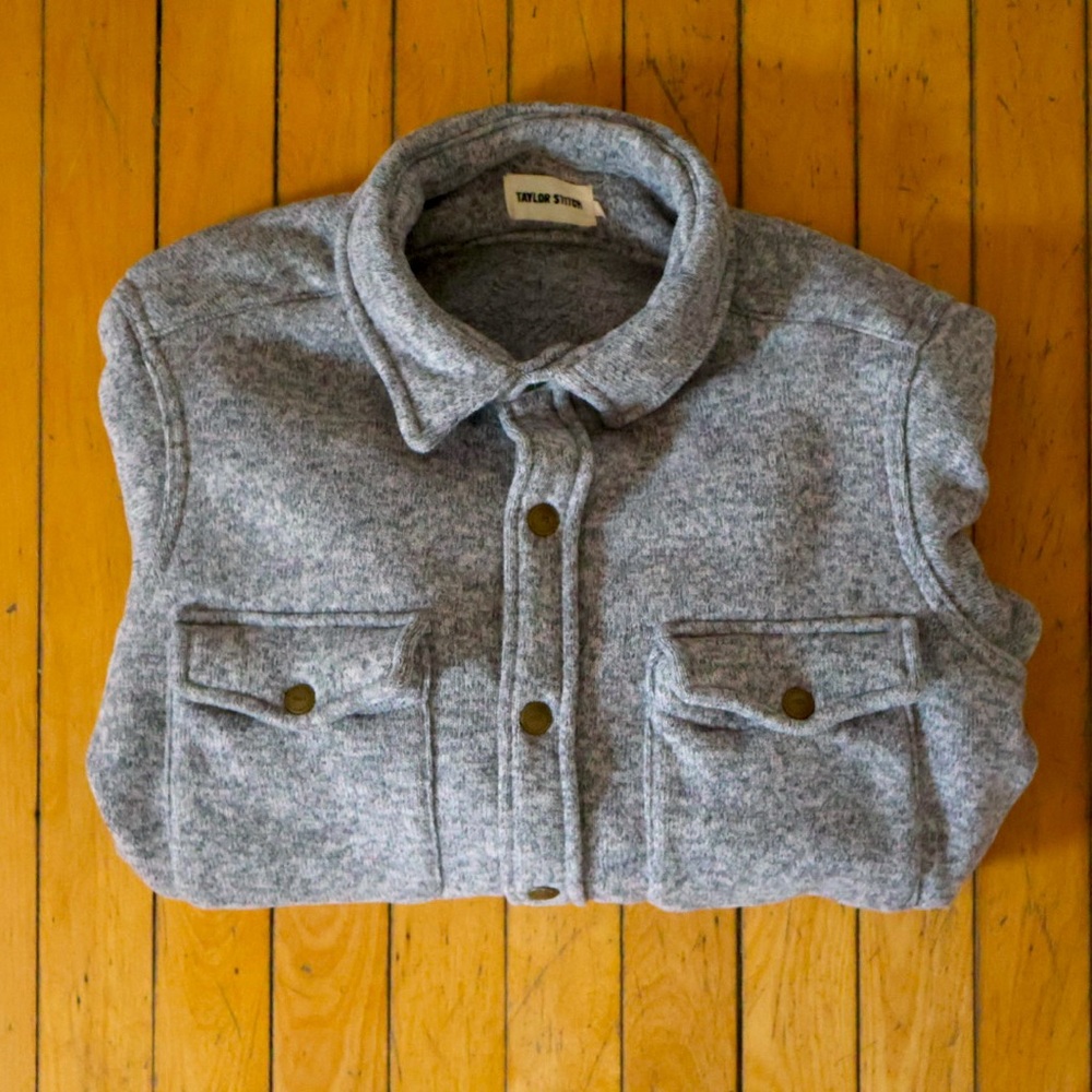 Taylor Stitch Made in California Big Sur Jacket Heather Gray Medium
